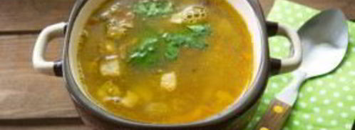 гороховый суп с копченым салом. Шаг 10