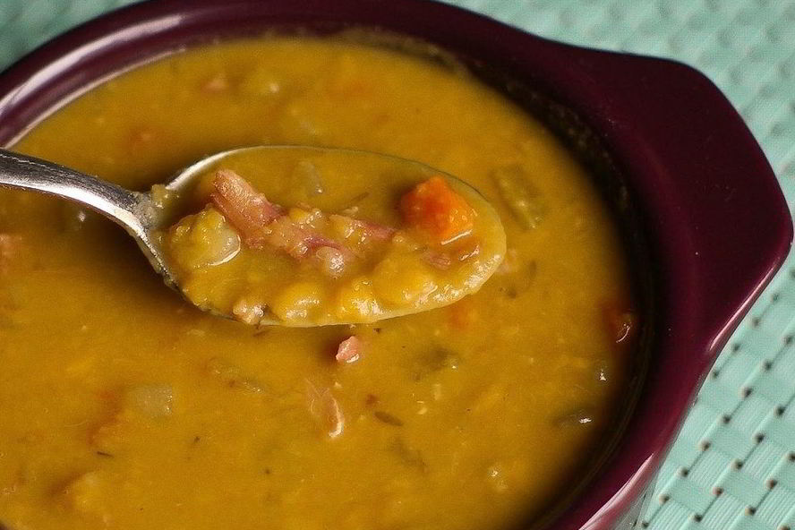 Рецепт гороховый суп с копчеными крылышками