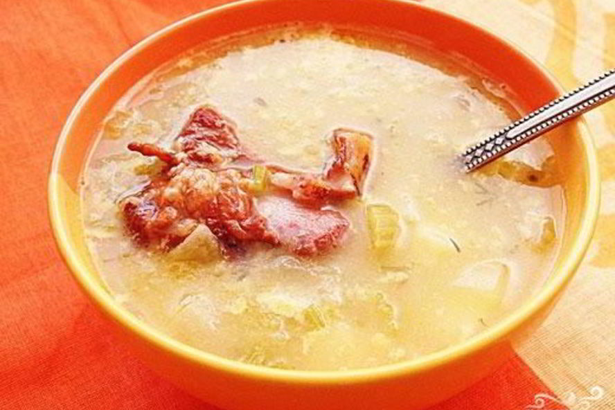 Рецепт гороховый суп с копчеными ребрами