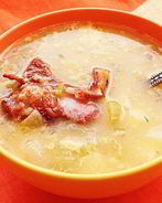 Гороховый суп с копчеными ребрами