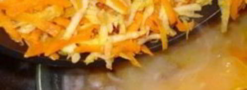 гороховый суп с копчеными ребрами. Шаг 9