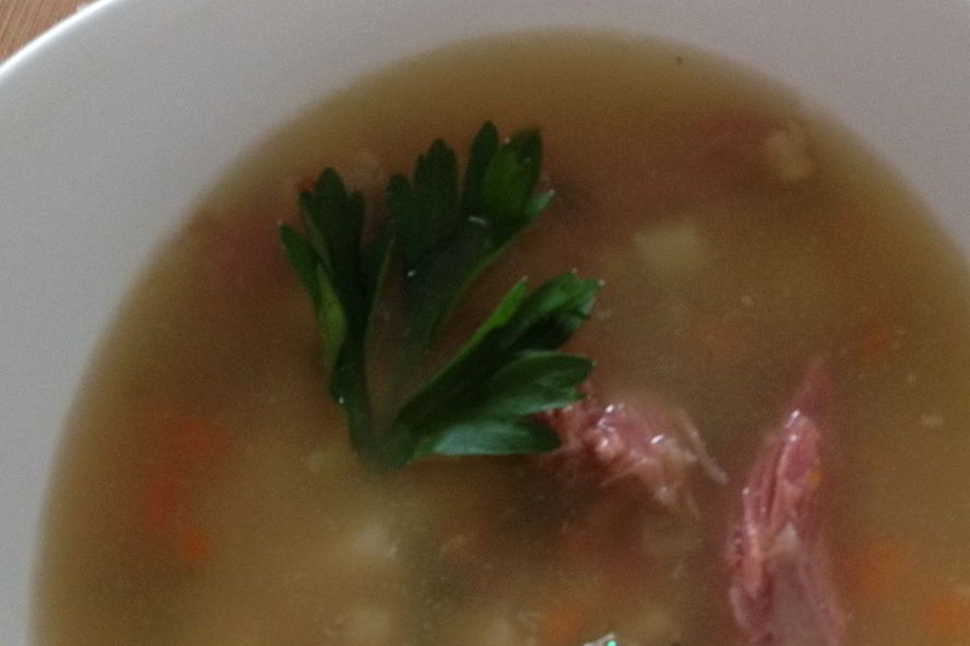 Рецепт гороховый суп с копчеными ребрышками и сельдереем
