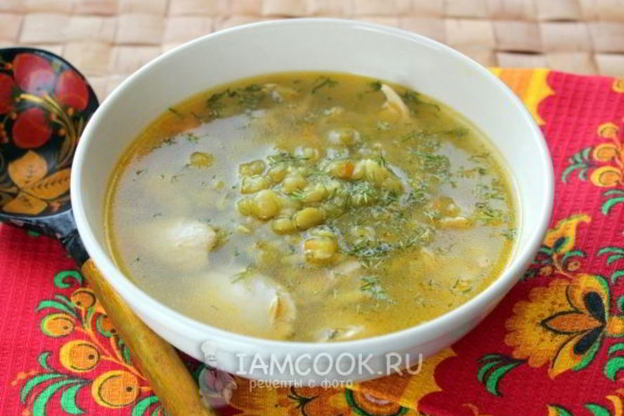 Рецепт гороховый суп с куриными бедрами