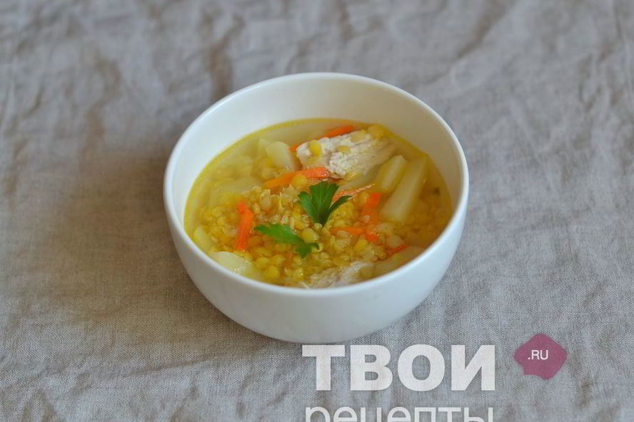Рецепт гороховый суп с курицей