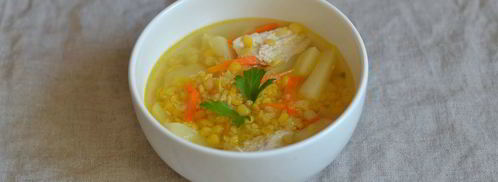 гороховый суп с курицей. Шаг 6