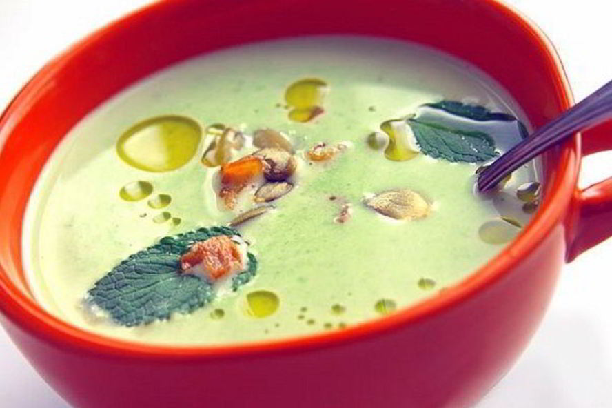 Рецепт гороховый суп с мятой