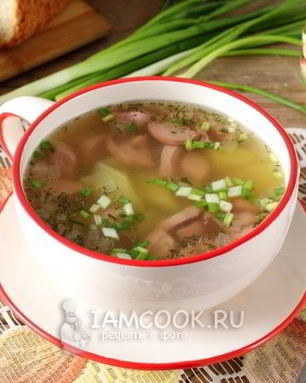 Гороховый суп с сосисками