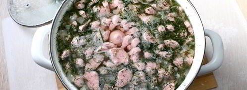 гороховый суп с сосисками. Шаг 11