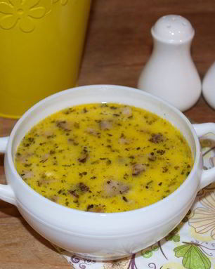 Гороховый суп с сыром