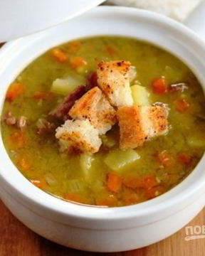 Гороховый суп со свининой
