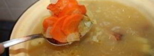 суп гороховый с копчеными ребрышками. Шаг 9