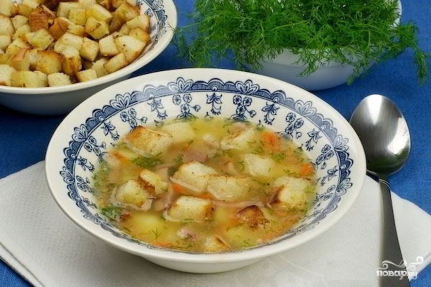 Рецепт суп гороховый со свининой