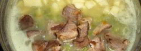 суп из баранины и гороха. Шаг 4