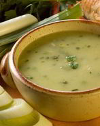 Суп из копченой рыбы с горохом