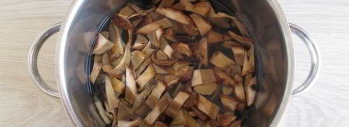 грибной суп с фрикадельками и киноа. Шаг 6