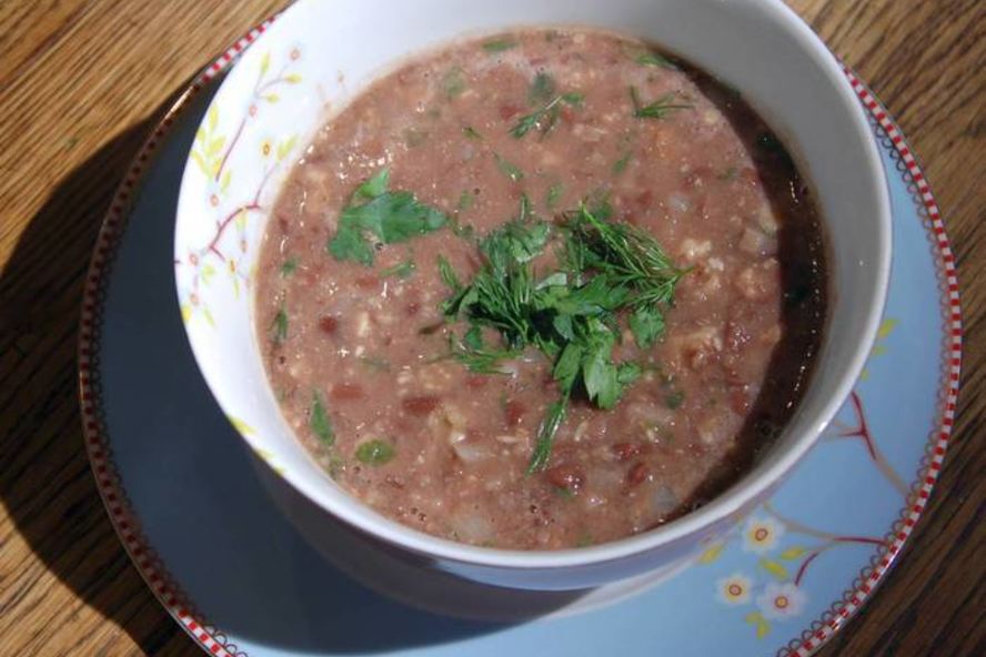 Рецепт грузинский суп из красной фасоли