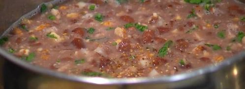 грузинский суп из красной фасоли. Шаг 6