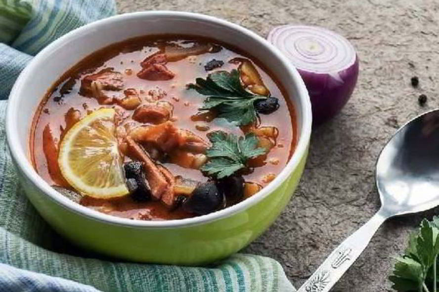 Рецепт густой суп со свининой и овощами