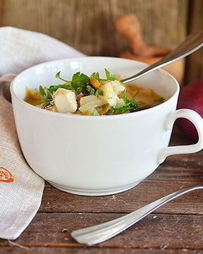 Исландский рыбный суп со сливками