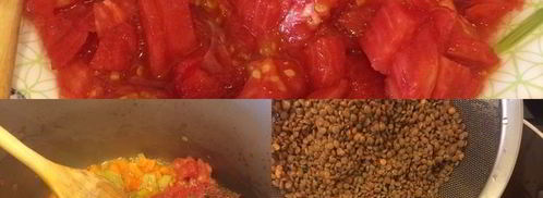 итальянский чечевичный суп. Шаг 2