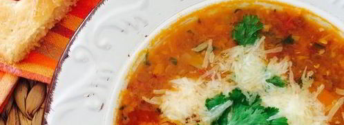 итальянский чечевичный суп. Шаг 5