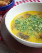 Итальянский суп с грибами