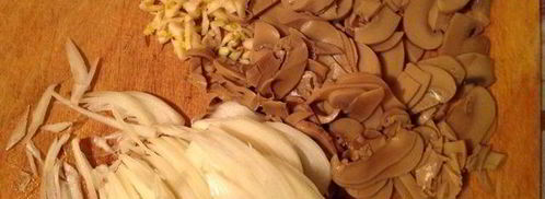 картофельный крем-суп с шампиньонами. Шаг 3