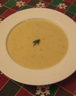 Картофельный суп с семечками