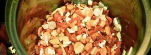 хрустящий суп из тыквы с сухариками. Шаг 6