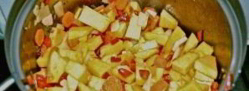 хрустящий суп из тыквы с сухариками. Шаг 7