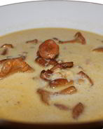 Крем-суп с лисичками