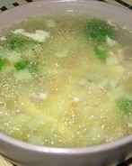 Куриный суп с домашней лапшой