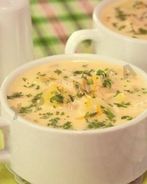 Куриный суп с плавленным сыром