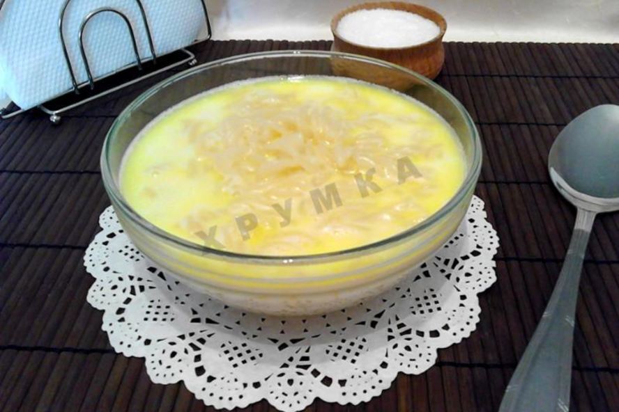 Рецепт молочный суп с макаронами