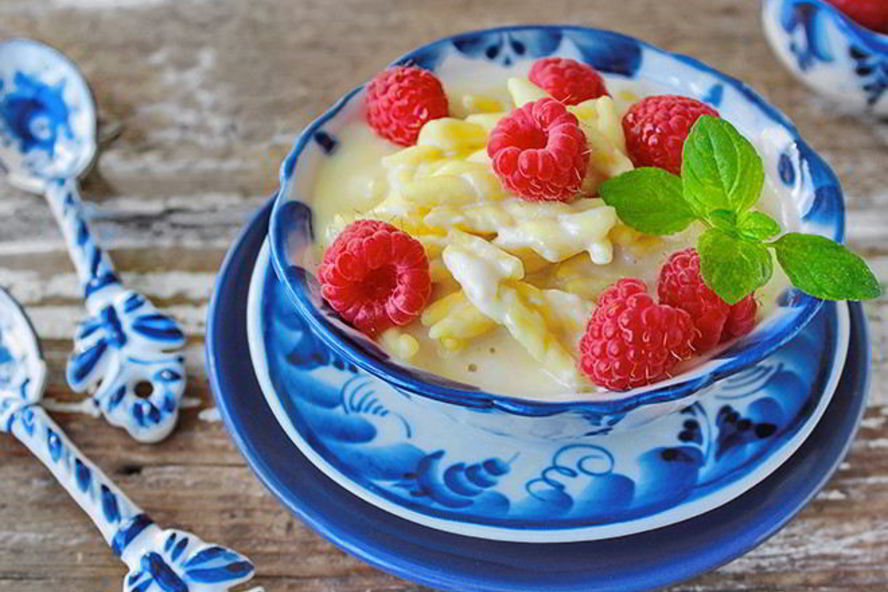 Рецепт молочный суп с вермишелью