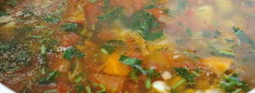 мясной суп с нутом и помидорами. Шаг 8