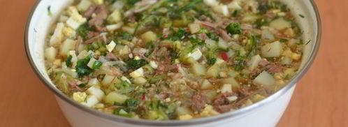 окрошка классическая. Шаг 7