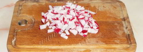 окрошка на кефире без колбасы. Шаг 6