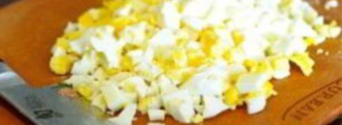 окрошка на кефире и минералке. Шаг 3