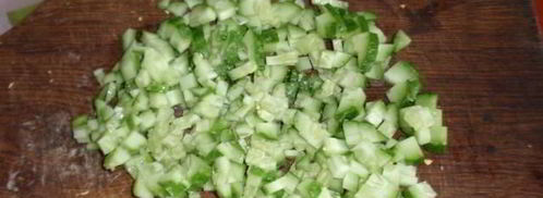 окрошка на курином бульоне. Шаг 3