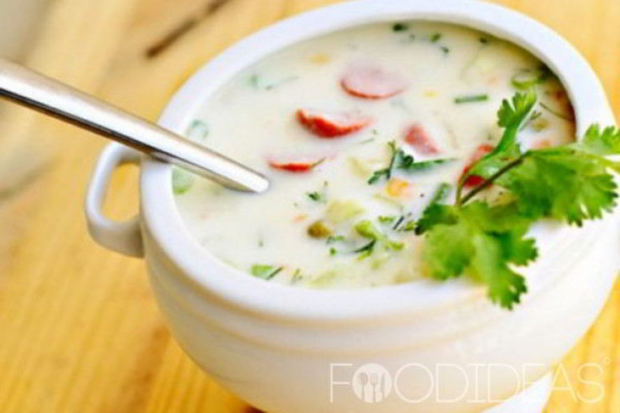 Рецепт окрошка на квасе и кефире