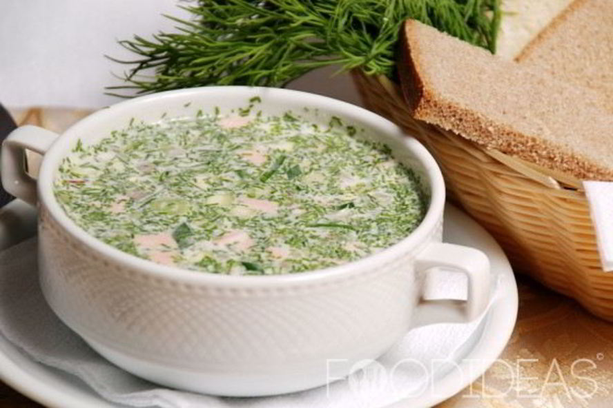 Рецепт окрошка на майонезе