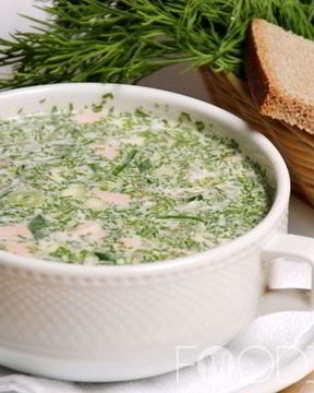 Окрошка на майонезе