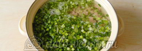 окрошка на минералке. Шаг 8