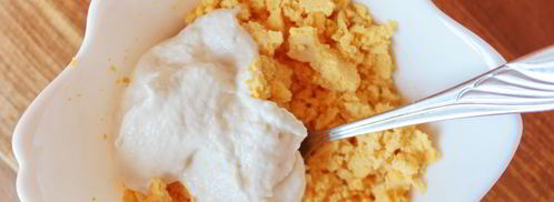 окрошка на сметане. Шаг 4