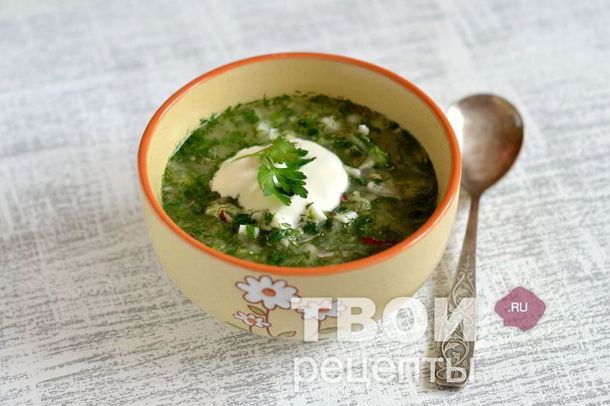 Рецепт окрошка на воде