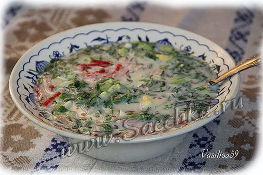 Рецепт окрошка по дюкану