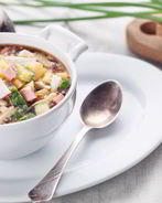 Окрошка с хреном