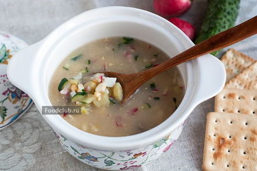 Рецепт окрошка с квасом