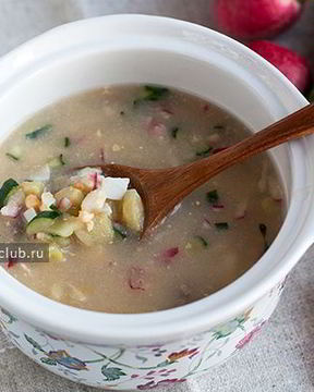 Окрошка с квасом